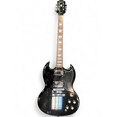 Used Epiphone SG Standard Black Solid Body Electric Guitar