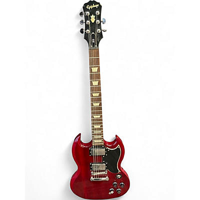 Used Epiphone SG Standard Burgundy Solid Body Electric Guitar