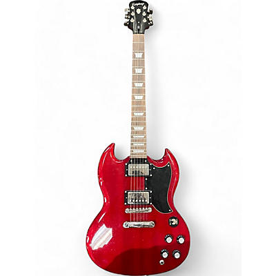 Epiphone Used Epiphone SG Standard Candy Apple Red Solid Body Electric Guitar