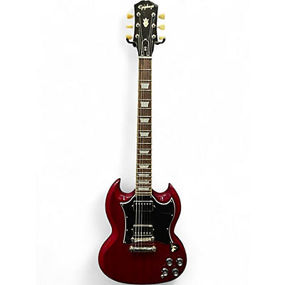Used Epiphone SG Standard Cherry Solid Body Electric Guitar