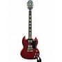 Used Epiphone SG Standard Cherry Solid Body Electric Guitar Cherry