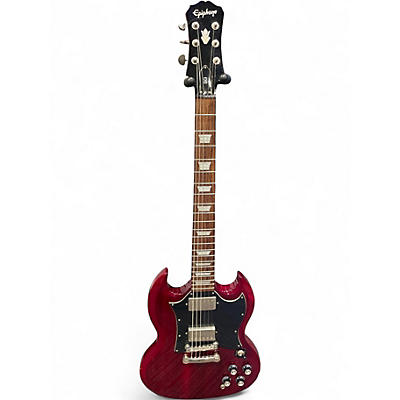 Used Epiphone SG Standard Cherry Solid Body Electric Guitar