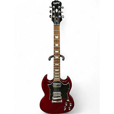 Used Epiphone SG Standard Cherry Solid Body Electric Guitar