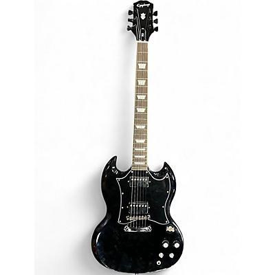 Used Epiphone SG Standard Ebony Solid Body Electric Guitar