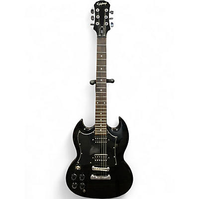 Used Epiphone SG Standard Left Handed Black Electric Guitar