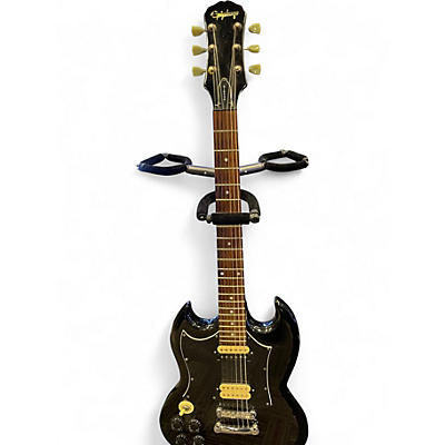 Used Epiphone SG Standard Left Handed Black Electric Guitar