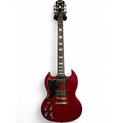 Used Epiphone SG Standard Left Handed Red Electric Guitar