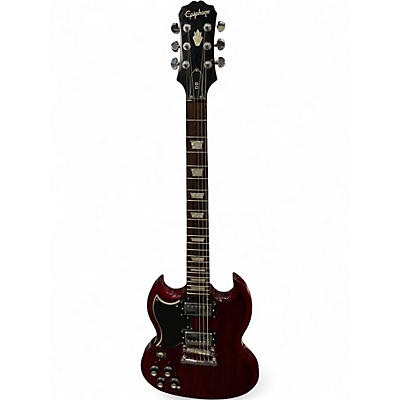 Used Epiphone SG Standard Left Handed VINTAGE CHERRY Electric Guitar