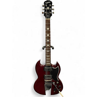 Used Epiphone SG Standard Maestro Red Solid Body Electric Guitar