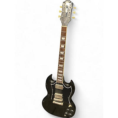 Used Epiphone SG Standard Metallic Black Solid Body Electric Guitar