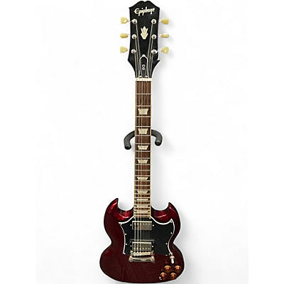Used Epiphone SG Standard Metallic Red Solid Body Electric Guitar