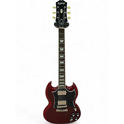 Used Epiphone SG Standard Red Solid Body Electric Guitar