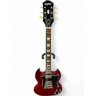 Used Epiphone SG Standard Red Solid Body Electric Guitar