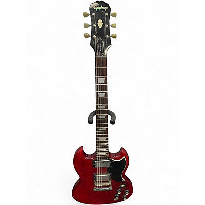 Used Epiphone SG Standard Red Solid Body Electric Guitar