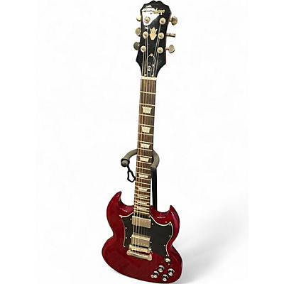 Used Epiphone SG Standard Red Solid Body Electric Guitar