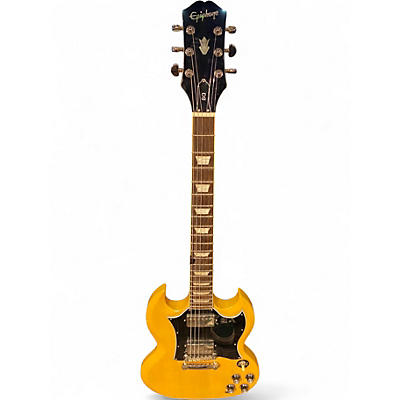 Used Epiphone SG Standard TV Yellow Solid Body Electric Guitar