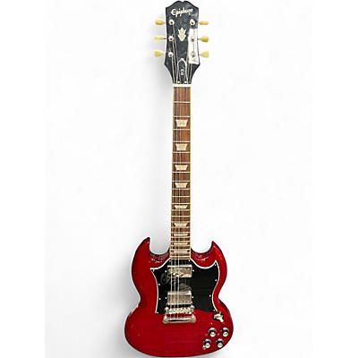 Used Epiphone SG Standard Wine Red Solid Body Electric Guitar