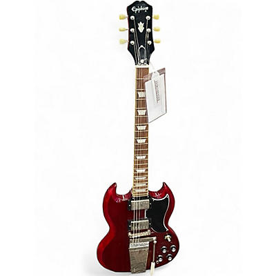 Used Epiphone SG Standard with Maestro Red Solid Body Electric Guitar