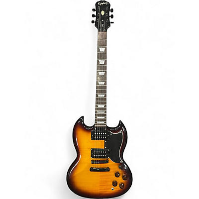 Used Epiphone SG Sunburst Solid Body Electric Guitar
