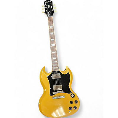 Epiphone Used Epiphone SG TRADITIONAL PRO Metallic Gold Solid Body Electric Guitar