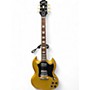 Used Epiphone SG TRADITIONAL PRO Metallic Gold Solid Body Electric Guitar Metallic Gold