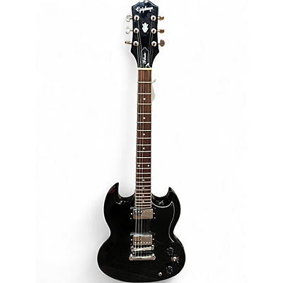 Used Epiphone SG TRIBUTE Black Solid Body Electric Guitar