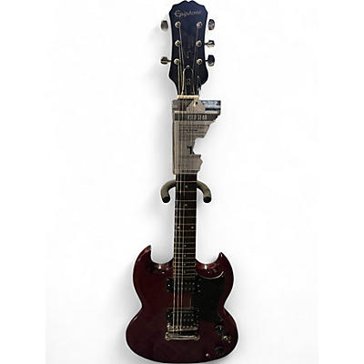 Used Epiphone SG TRIBUTE CHERRY RED Solid Body Electric Guitar