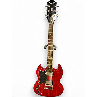 Used Epiphone SG TRIBUTE LH Cherry Electric Guitar