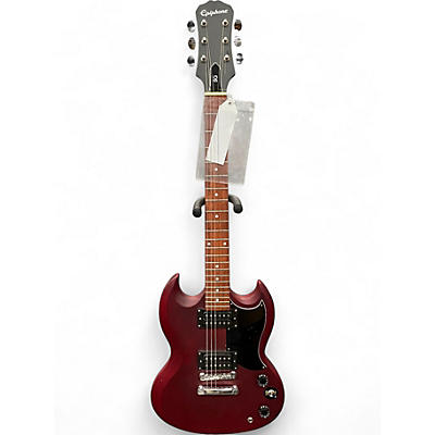 Used Epiphone SG TRIBUTE SATIN CHERRY Solid Body Electric Guitar