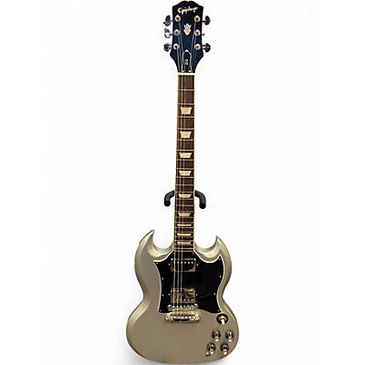 Used Epiphone SG TV Silver Solid Body Electric Guitar