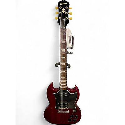 Used Epiphone SG ThE cOLOR RED! Solid Body Electric Guitar