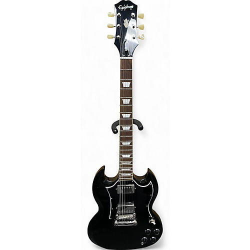 Epiphone Used Epiphone SG Traditional Pro Black Solid Body Electric Guitar Black