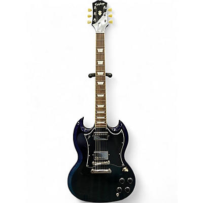 Used Epiphone SG Traditional Pro Blue Solid Body Electric Guitar