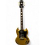 Used Epiphone SG Traditional Pro Metallic Gold Solid Body Electric Guitar Metallic Gold