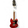 Used Epiphone SG Trans Crimson Red Solid Body Electric Guitar Trans Crimson Red