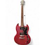 Used Epiphone SG Tribute Cherry Solid Body Electric Guitar Cherry