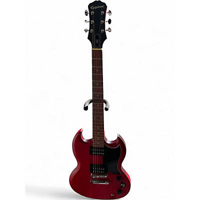 Used Epiphone SG Tribute Cherry Solid Body Electric Guitar