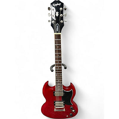 Used Epiphone SG Tribute Cherry Solid Body Electric Guitar