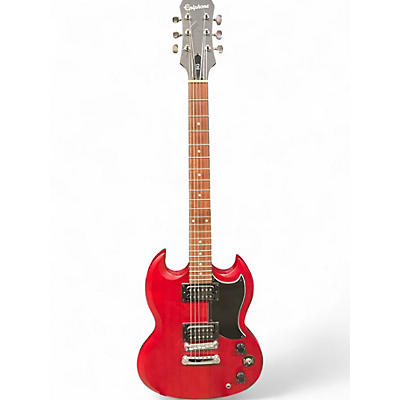 Used Epiphone SG Tribute Faded Cherry Solid Body Electric Guitar