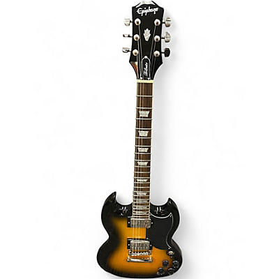 Used Epiphone SG Tribute Plus 2 Color Sunburst Solid Body Electric Guitar