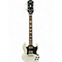 Used Epiphone SG White Solid Body Electric Guitar White