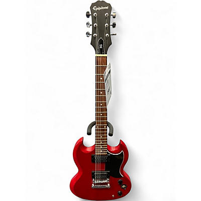 Used Epiphone SG Worn Cherry Solid Body Electric Guitar