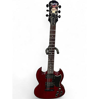 Used Epiphone SG red Solid Body Electric Guitar