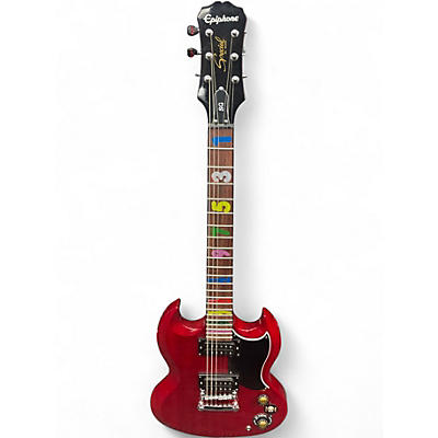 Used Epiphone SG tribute Red Solid Body Electric Guitar