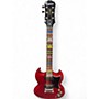 Used Epiphone SG tribute Red Solid Body Electric Guitar Red