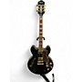 Used Epiphone SHERATON 11 PRO Black Hollow Body Electric Guitar Black