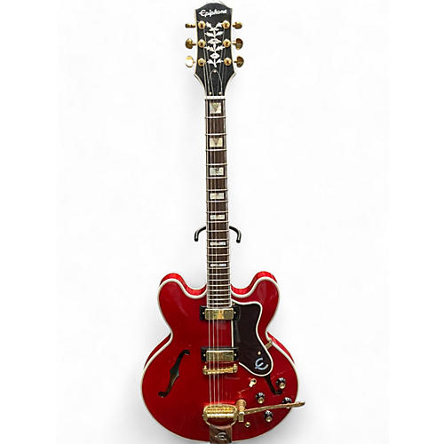 Epiphone Used Epiphone SHERATON 150TH ANNIVERSARY EDITION Red Hollow Body Electric Guitar Red