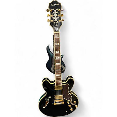 Used Epiphone SHERATON II PRO Ebony Hollow Body Electric Guitar