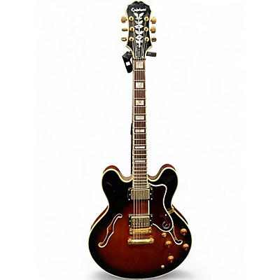 Used Epiphone SHERATON II SUNBURST Hollow Body Electric Guitar