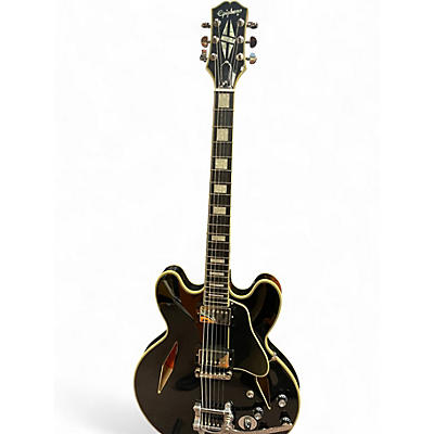 Used Epiphone SHINICHI HBUKATA ES 335 Black Hollow Body Electric Guitar